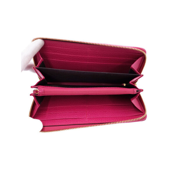 Gucci Marmont Leather Zip Around Wallet Long - Picture 3 of 5